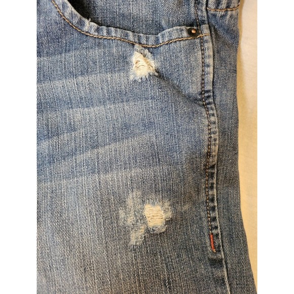 Men's Decoded Boot Cut Denim Distressed Jeans 32x32 - Picture 6 of 9